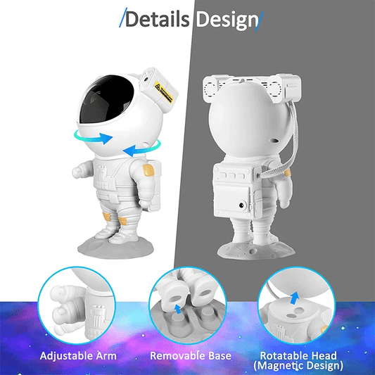 Astronaut Projector Galaxy Starry Sky Night Light Ocean Star LED Lamp Remote - FOUNDERS INC