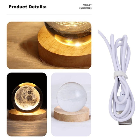 3D LED Galaxy Night Light - FOUNDERS INC