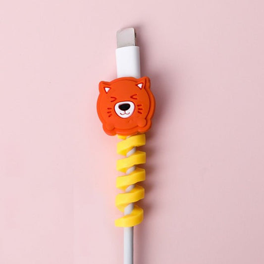 Cartoon Spiral USB Cable Protector and Organizer Bobbin - FOUNDERS INC