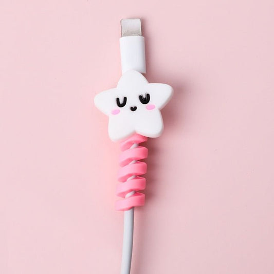Cartoon Spiral USB Cable Protector and Organizer Bobbin - FOUNDERS INC