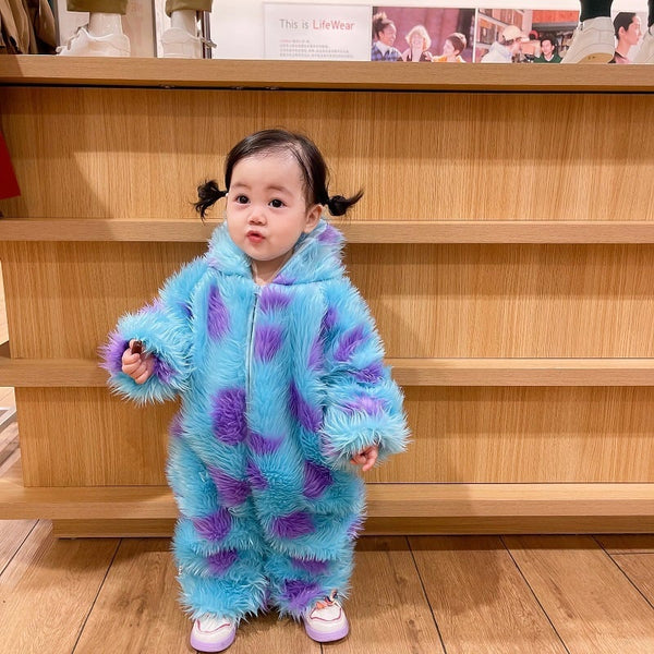 Cute Animal Baby Jumpsuit With Hooded Zipper - FOUNDERS INC