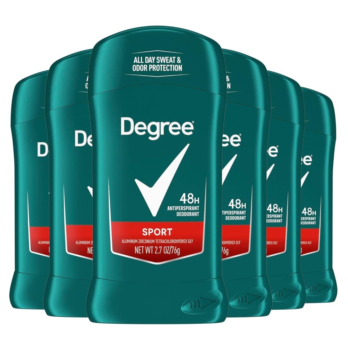 Degree Men Original Protection Antiperspirant Deodorant, Sport, 2.7 Oz Pack of 6 - FOUNDERS INC