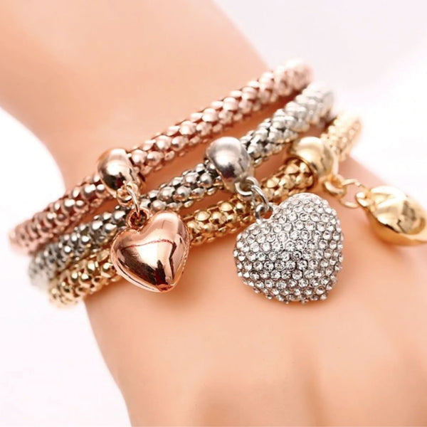 GSR Bracelet Set- Bubble Hearts - FOUNDERS INC