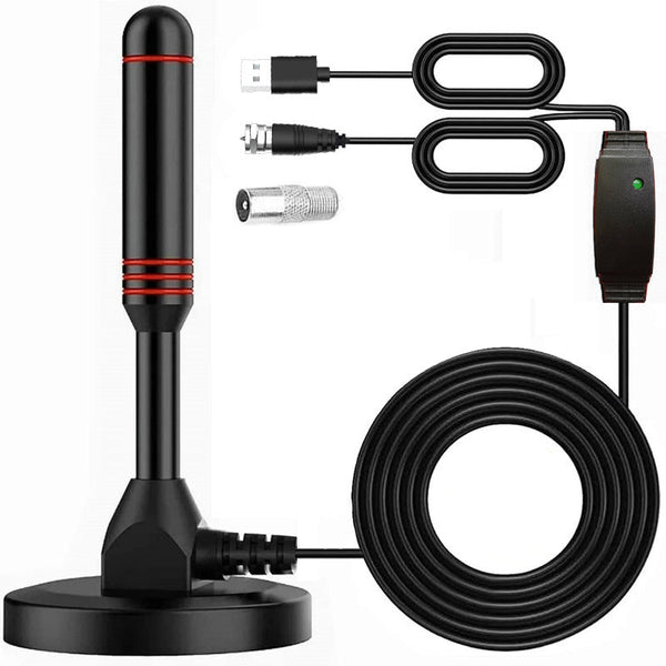 Indoor/Outdoor Suction Cup TV Antenna DTMB DVB-T2 - FOUNDERS INC