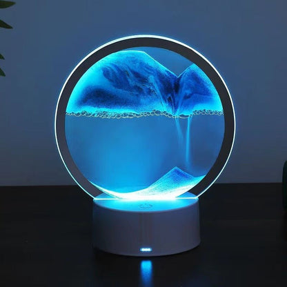 RGB LED Sandscape Table Lamp with Moving Sand Art - NEXASHOP