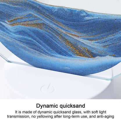 RGB LED Sandscape Table Lamp with Moving Sand Art - NEXASHOP