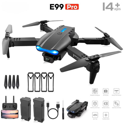 The 2026 Upgraded E88PRO MAX Foldable Drone Features Dual Cameras, Extra Batteries, an 8K Screen for Remote Control, and One-click Return-to-home Functionality. Suitable for Beginners, It's an Ideal Independence Day or Holida - NEXASHOP