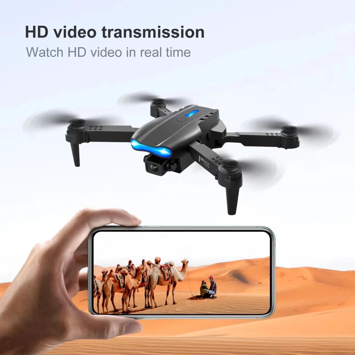 The 2026 Upgraded E88PRO MAX Foldable Drone Features Dual Cameras, Extra Batteries, an 8K Screen for Remote Control, and One-click Return-to-home Functionality. Suitable for Beginners, It's an Ideal Independence Day or Holida - NEXASHOP