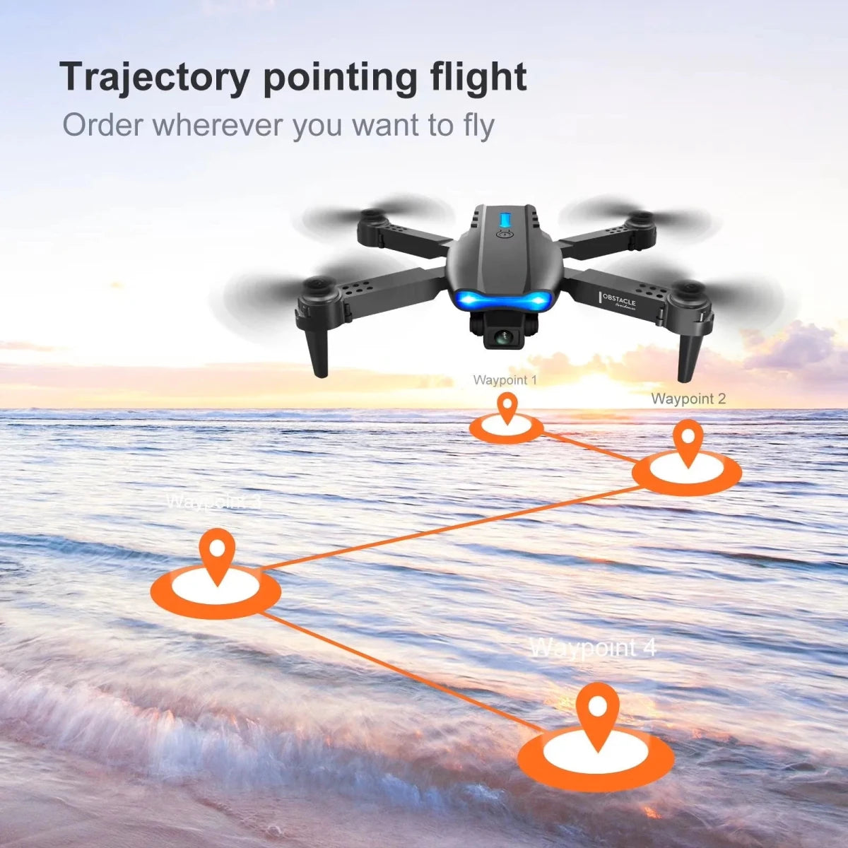 The 2026 Upgraded E88PRO MAX Foldable Drone Features Dual Cameras, Extra Batteries, an 8K Screen for Remote Control, and One-click Return-to-home Functionality. Suitable for Beginners, It's an Ideal Independence Day or Holida - NEXASHOP