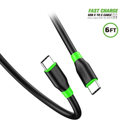 Thunderbolt 3FT USB C To C Fast Charging Cable - NEXASHOP