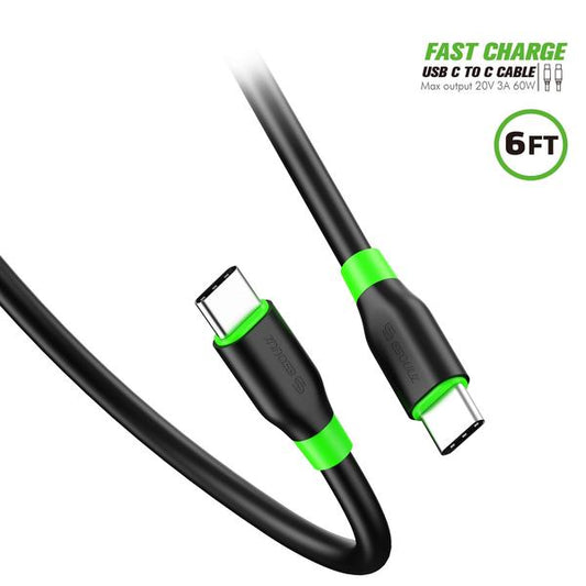 Thunderbolt 3FT USB C To C Fast Charging Cable - NEXASHOP