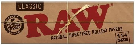 Unrefined Classic 1.25 1 1/4 Size Rolling Papers, 50 Count (Pack of 6) - NEXASHOP