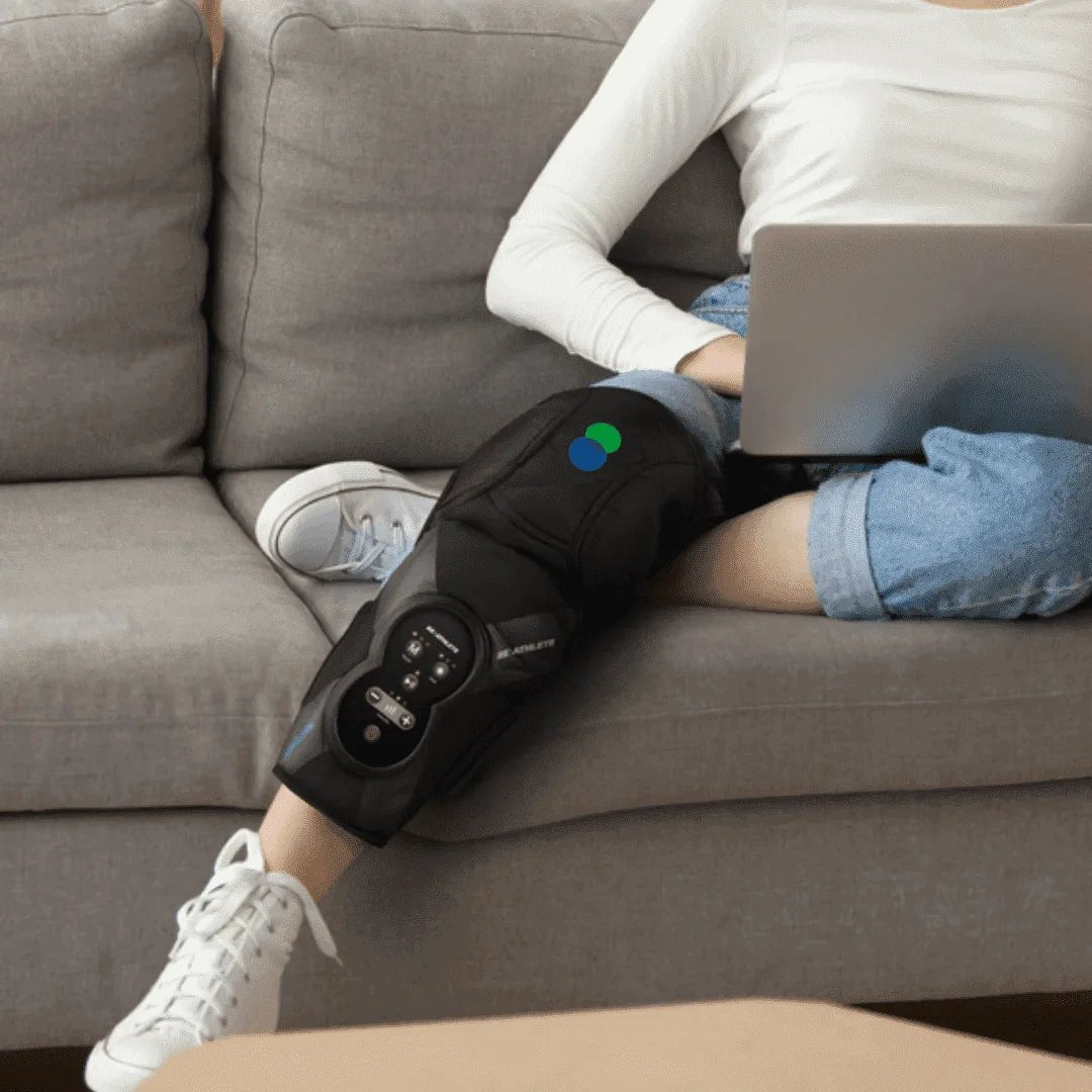 Xpress Rechargeable Knee Massager for Pain Relief, Leg Massager with Heat and Compression Relief - NEXASHOP